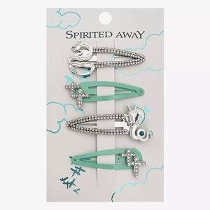 Studio Ghibli Spirited Away Haku Shikigami Hair Clip Set Hot Topic‎
